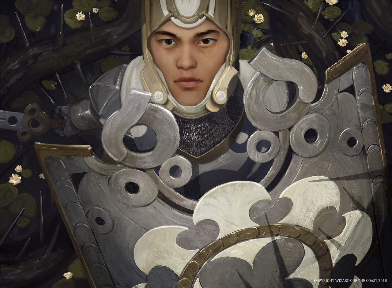 Knight of the Keep card artwork from Magic: The Gathering